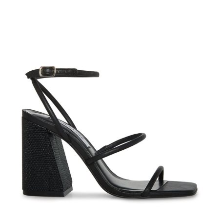 Sandalias Tacones Steve Madden Kinsley Mujer Negras | ES AI3E01